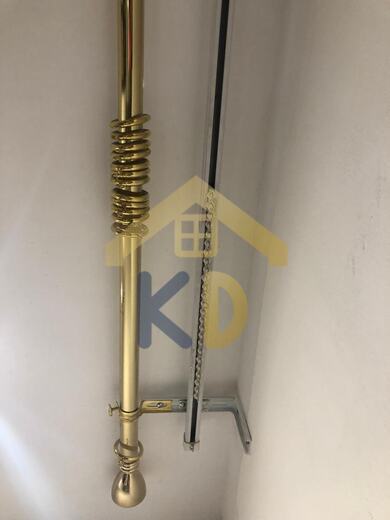 A curtain track fitted by KD Dream Space Designs